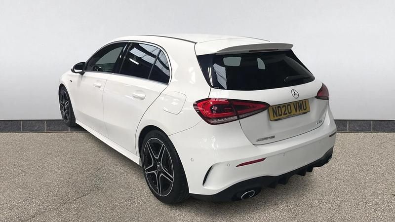 Used Mercedes A35 AMG Executive 306 HP (225 kW) 2020 White Hatchback