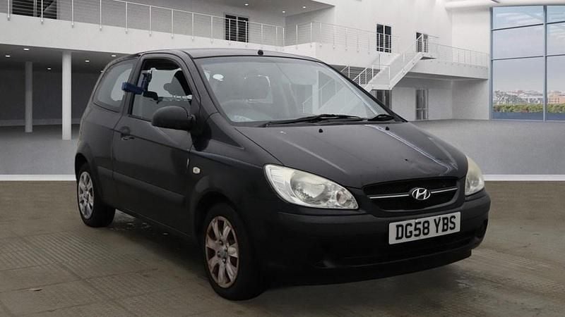 Black Used 2008 Hyundai Getz Hatchback | £890 (Super price) - Image 1/4