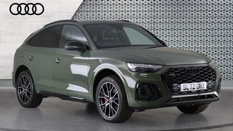 Green Used 2022 Audi Q5 S-Line SUV | £41,520 - Image 1/4