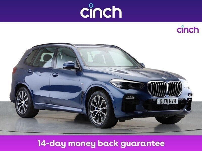 Blue Used 2021 BMW X5 M Sport SUV | £37,699 (Good price) - Image 1/3