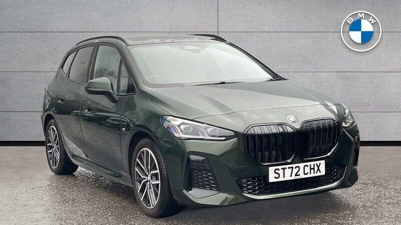 Green Used 2022 BMW 218 Active Tourer M Sport MPV | £24,999 (Fair price) - Image 1/4