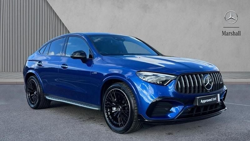 Blue Used 2025 Mercedes GLC43 AMG Premium Plus Coupe | £69,150 - Image 1/4