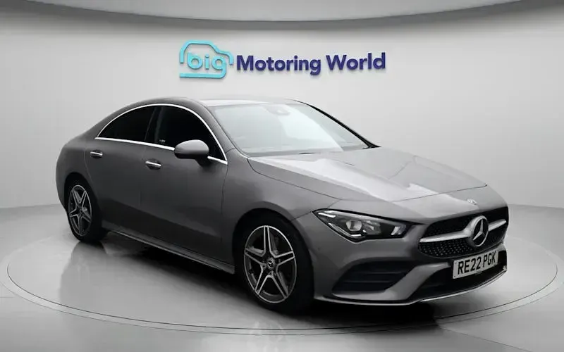 Used Mercedes CLA200 AMG line 163 HP (119 kW) 2022 Grey Coupe