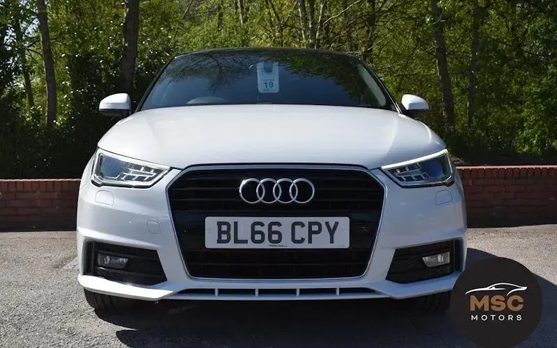Used Audi A1 Sportback S-Line 150 HP (110 kW) 2016 White Hatchback