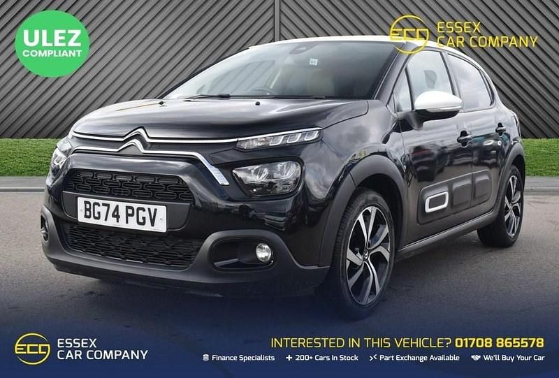 Used Citroën C3 PureTech 110 HP (80 kW) 2024 Black Hatchback