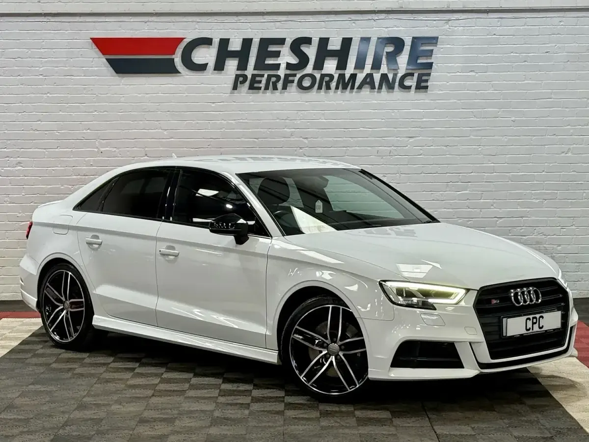 Used Audi S3 Black Edition 2017 White Sedan