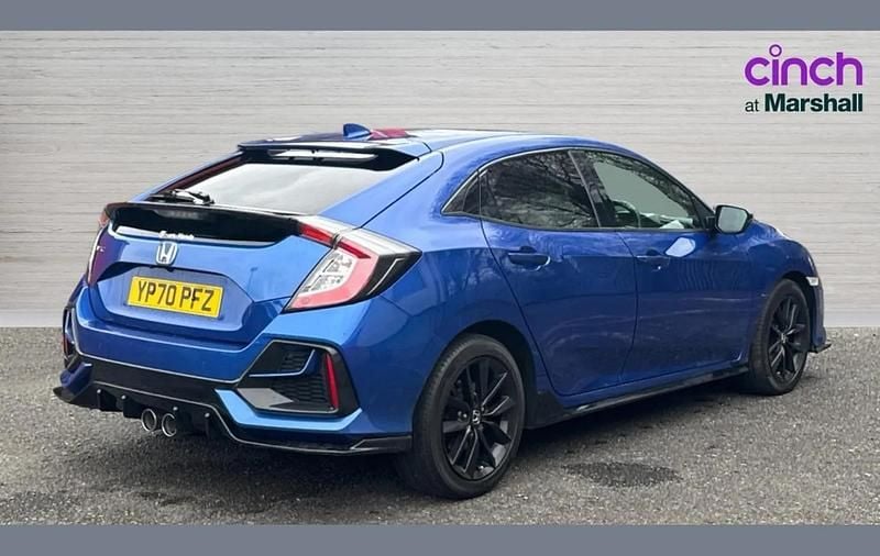 Used Honda Civic Sport 180 HP (132 kW) 2021 Blue Hatchback