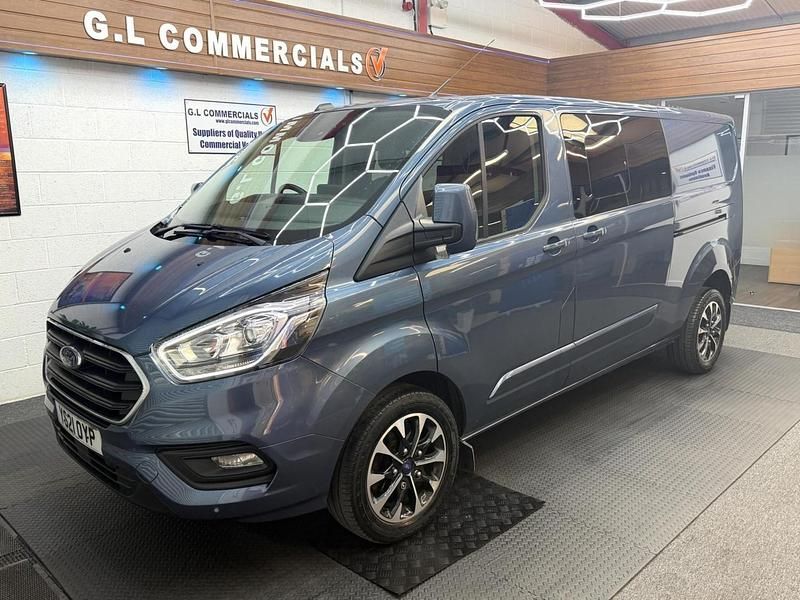 Used Ford Transit Custom Limited 130 HP (95 kW) 2021 Blue Van