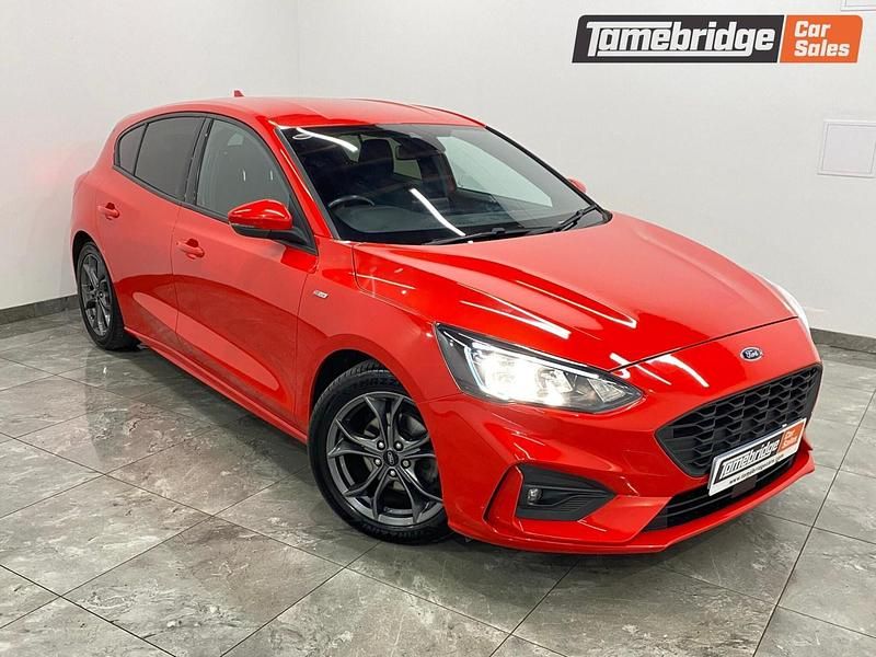 Red Used 2019 Ford Focus ST-Line Hatchback | £8,995 (Fair price) - Image 1/4