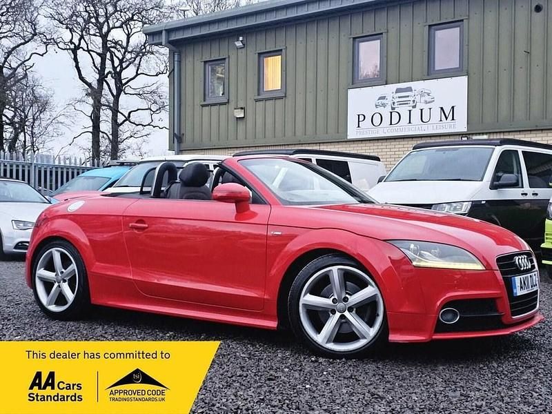Used Audi TT Roadster S-Line 2011 Red Cabriolet