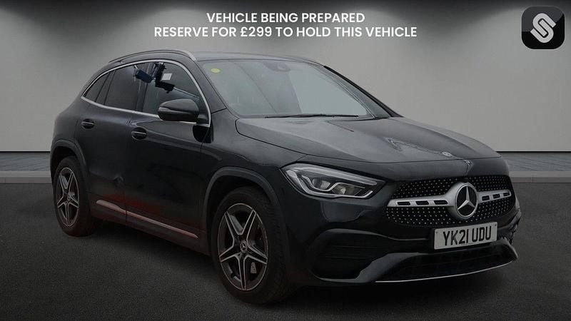 Cosmos black Used 2021 Mercedes GLA200 AMG line SUV | £23,250 (Fair price) - Image 1/4
