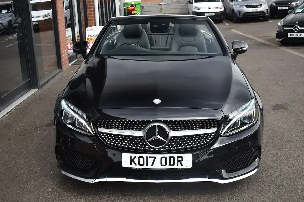 Usado Mercedes C250 AMG line 2017 Preto Cabrios
