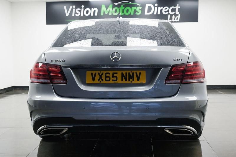 Used Mercedes E250 AMG line 204 HP (150 kW) 2015 Silver Sedan