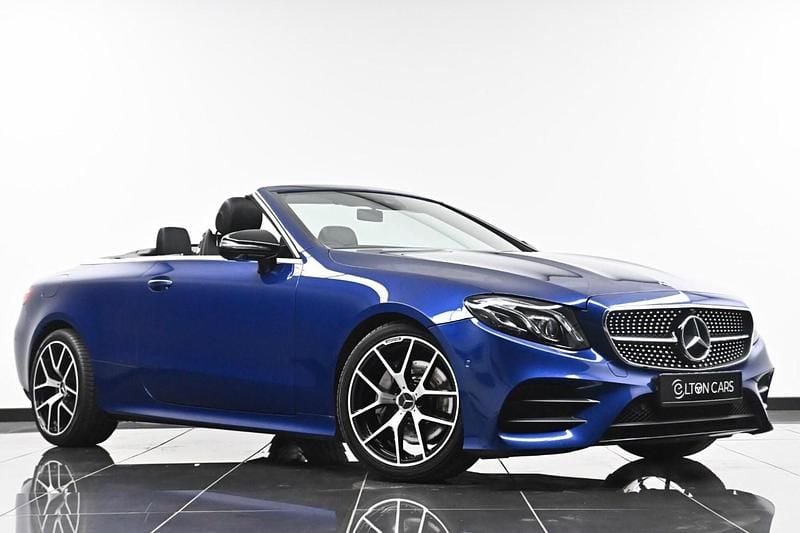 Blue Used 2020 Mercedes E220 AMG line Cabriolet | £20,995 (Fair price) - Image 1/4