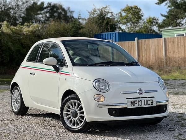White Used 2013 Fiat 500 Lounge Cabriolet | £4,495 (Good price) - Image 1/4