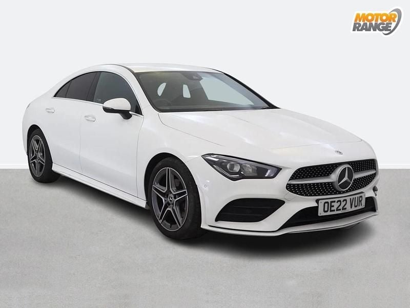 White Used 2022 Mercedes CLA180 AMG Line Premium Sedan | £24,395 (Fair price) - Image 1/4