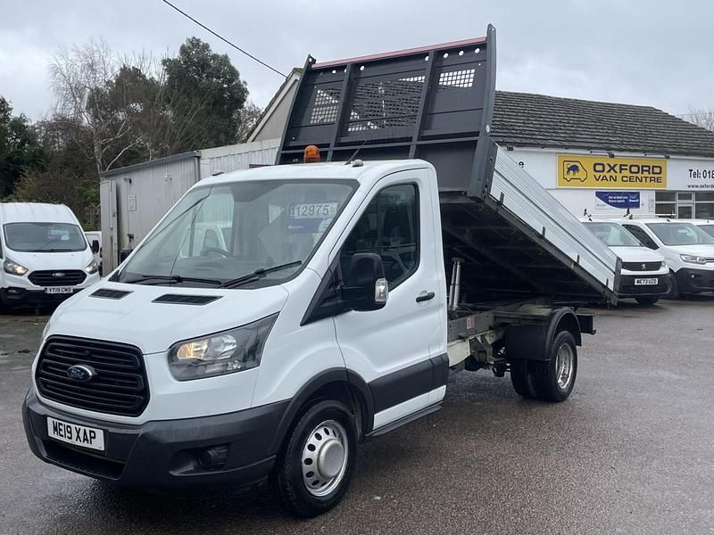 Used Ford Transit 130 HP (95 kW) 2019 White Cabriolet