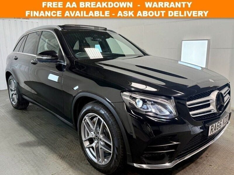 Black Used 2017 Mercedes GLC220 AMG line SUV | £19,995 (Fair price) - Image 1/3