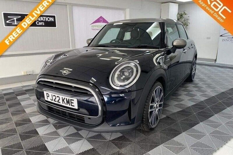 Blue black Used 2022 Mini Cooper Exclusive Hatchback | £14,149 (Good price) - Image 1/1