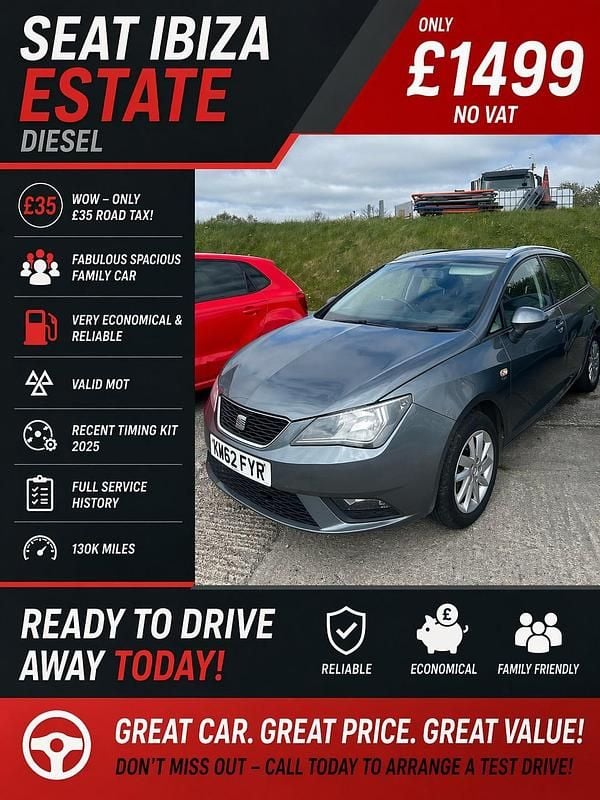 Used Seat Ibiza ST SE 2013 Grey Estate