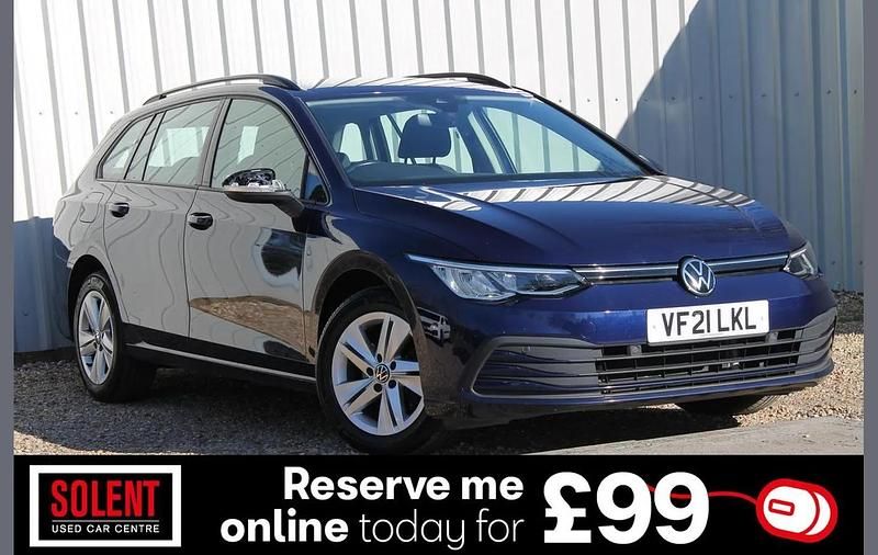 Used VW Golf VIII Life 128 HP (94 kW) 2021 Blue Estate
