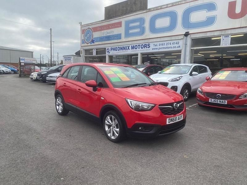 Used Vauxhall Crossland X 81 HP (59 kW) 2018 Red SUV