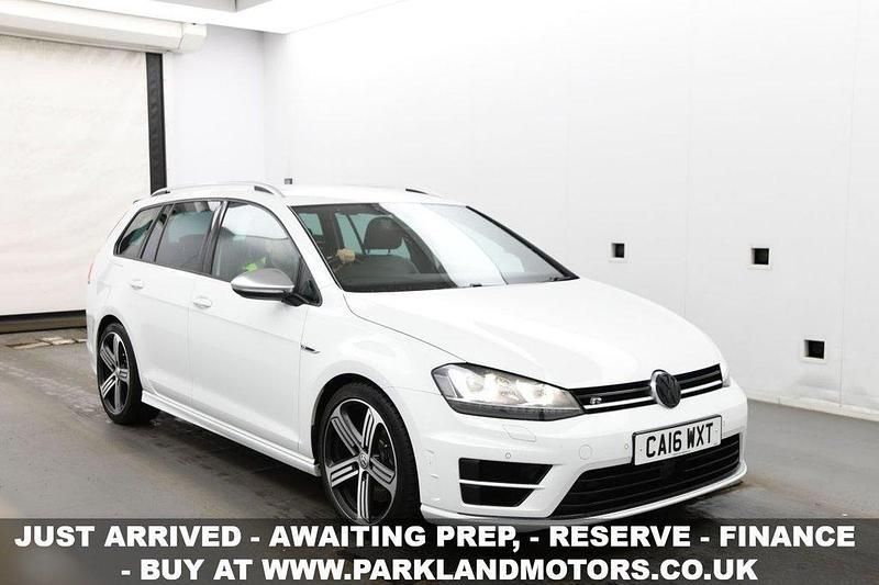 White Used 2016 VW Golf VII R Estate | £14,795 (Fair price) - Image 1/4
