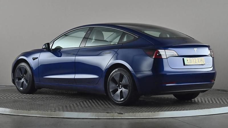 Used Tesla Model 3 Long Range AWD 258 kW (351 HP) 2022 Blue Sedan