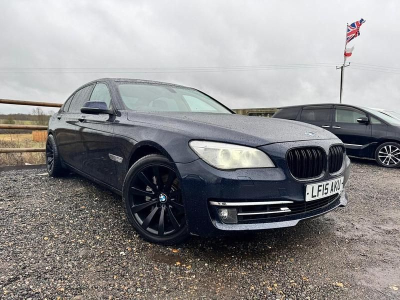Blue Used 2015 BMW 740L Comfort Edition Sedan | £8,495 (Fair price) - Image 1/4