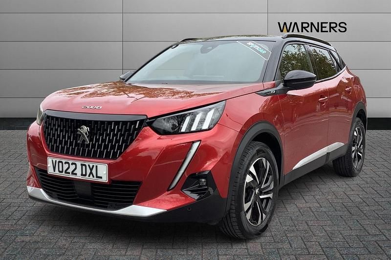 Red Used 2022 Peugeot 2008 GT SUV | £15,995 (Fair price) - Image 1/4