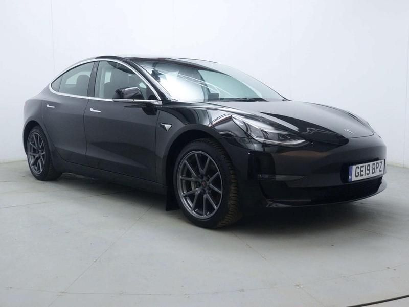 Used Tesla Model 3 Standard Range Plus 366 kW (498 HP) 2019 Black Sedan