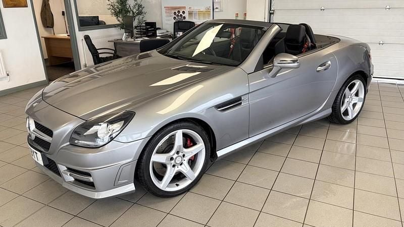 Used Mercedes SLK250 AMG 201 HP (147 kW) 2014 Silver Cabriolet