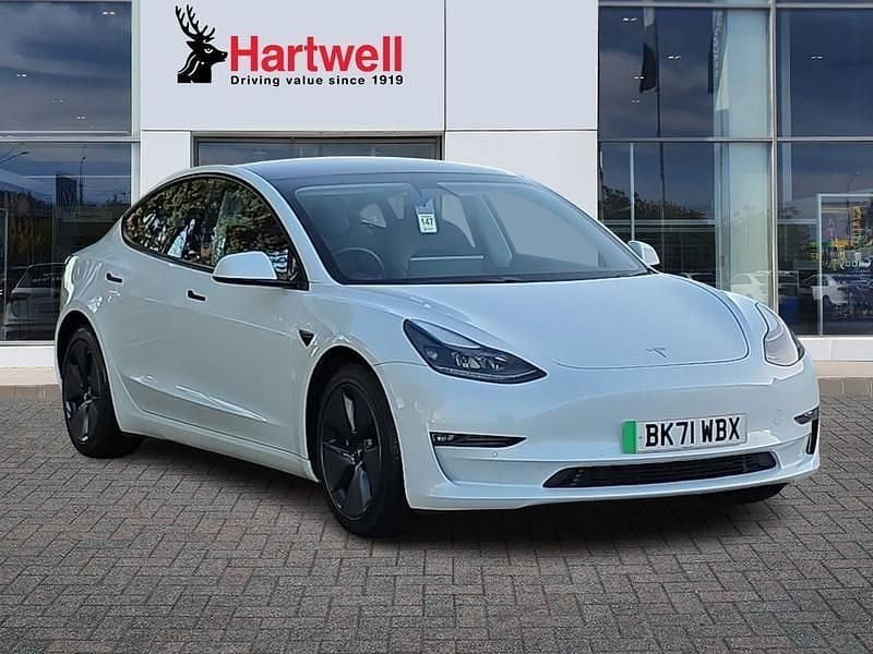 White Used 2021 Tesla Model 3 Long Range AWD Sedan | £15,602 (Super price) - Image 1/3