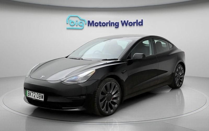 Used Tesla Model 3 Performance 461 kW (627 HP) 2022 Black Sedan