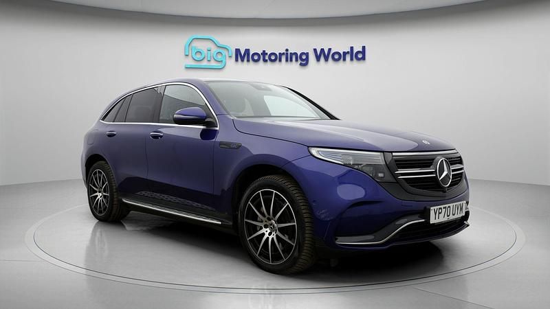 Used Mercedes EQC400 AMG line 300 kW (408 HP) 2020 Blue SUV