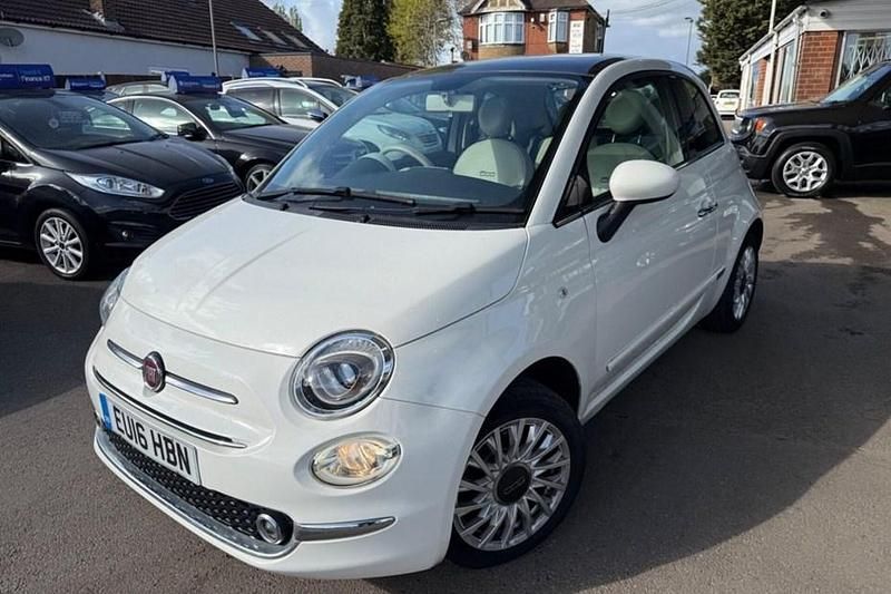 Usado Fiat 500 Lounge 69 HP (50 kW) 2016 Preto Citadino
