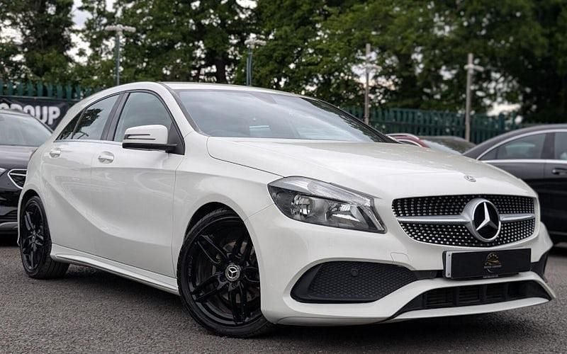 White Used 2018 Mercedes A200 AMG line Hatchback | £10,488 (Fair price) - Image 1/3