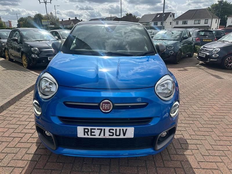 Blue Used 2021 Fiat 500X Sport SUV | £13,995 (Fair price) - Image 1/4