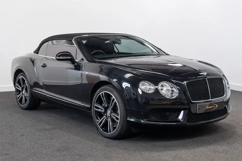 Used Bentley Continental GT Convertible 507 HP (372 kW) 2012 Black Cabriolet