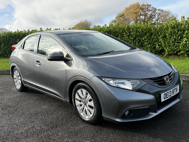 Grey Used 2013 Honda Civic ES Hatchback | £3,995 (Expensive) - Image 1/4