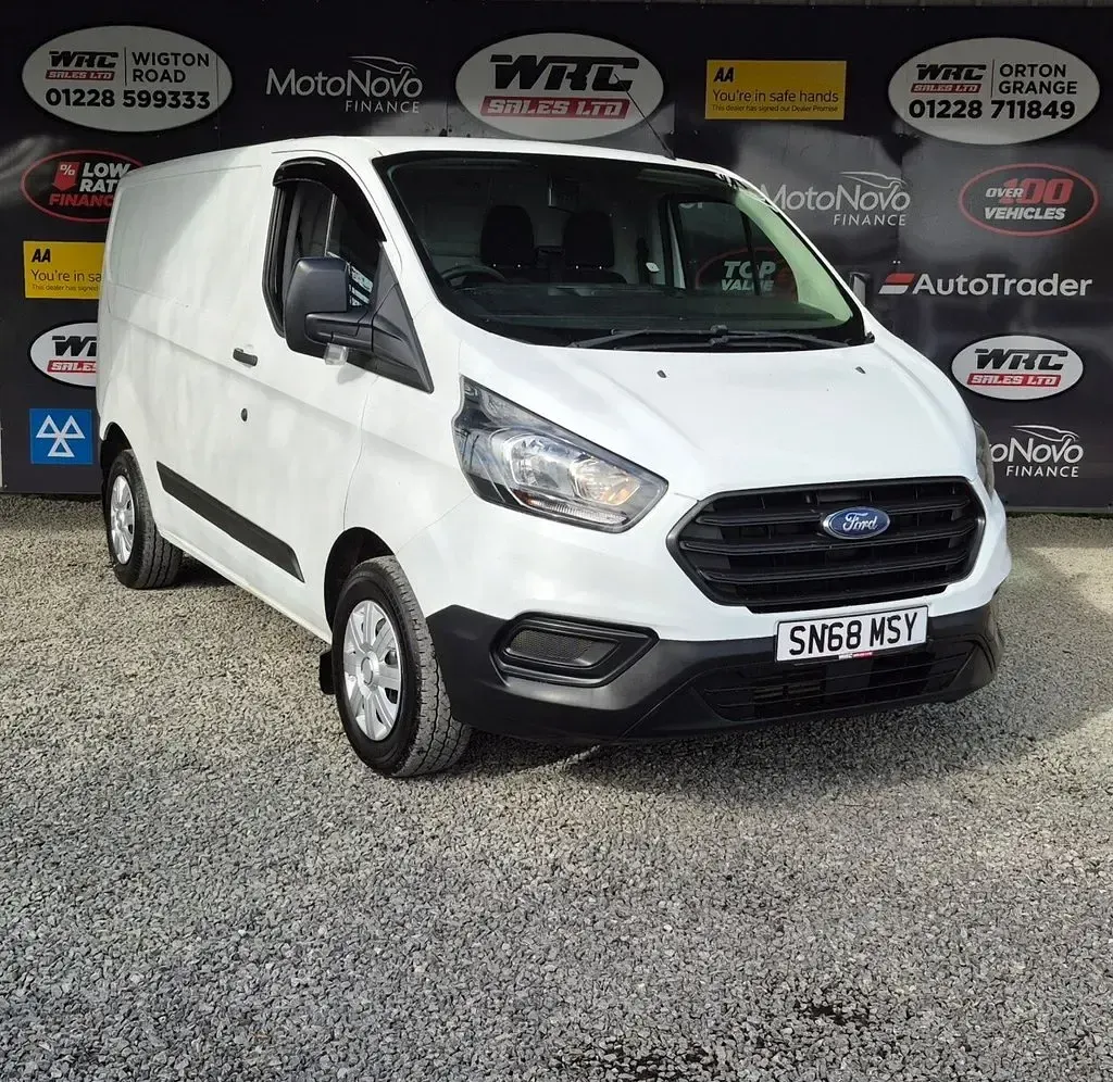 Used Ford Transit Custom 105 HP (77 kW) 2018 White Van
