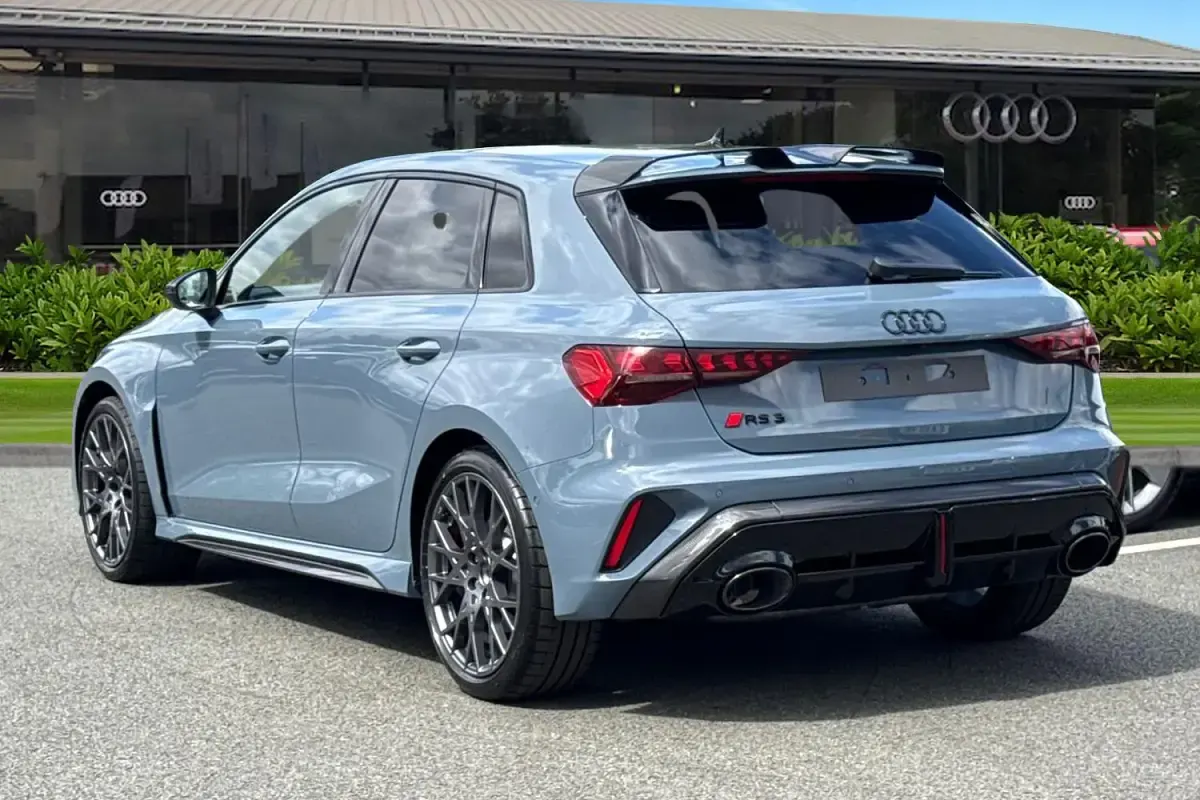 New Audi RS3 Design 400 HP (294 kW) 2026 Grey Sedan