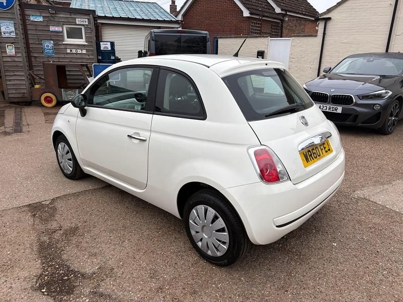 Used Fiat 500 Pop 69 HP (50 kW) 2010 White Hatchback