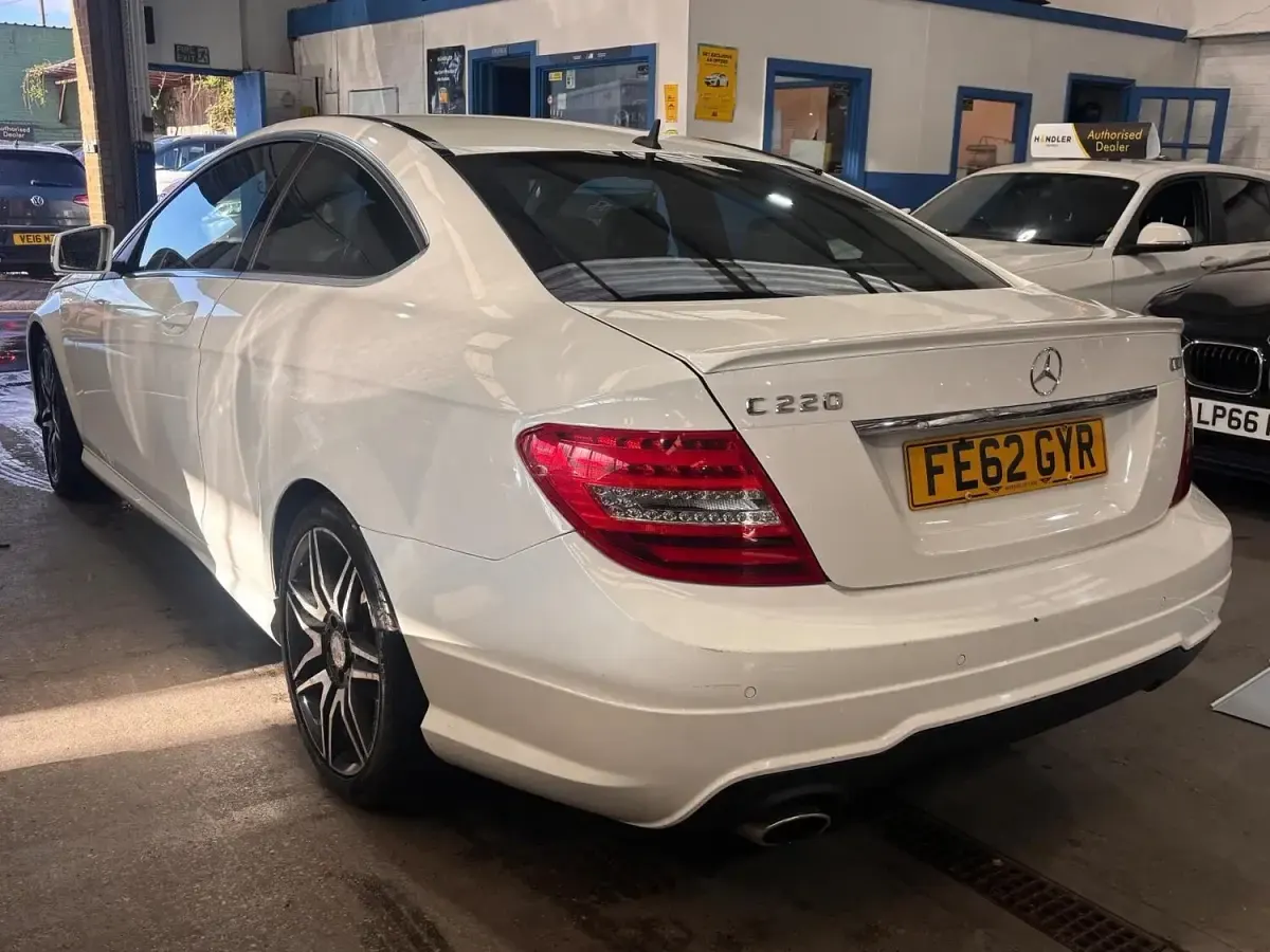 Used Mercedes C220 AMG 2012 White Coupe