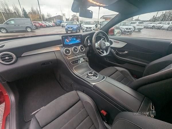 Used Mercedes C300 AMG line 2019 Red Coupe