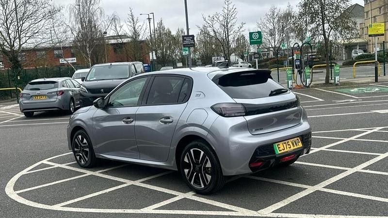 New Peugeot e-208 Allure 98 kW (134 HP) 2025 Grey Hatchback