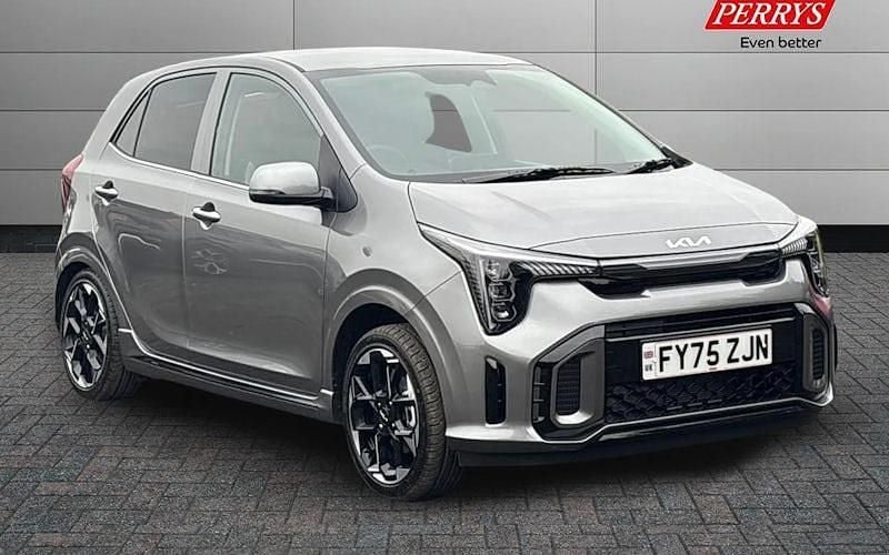 Blue New 2025 Kia Picanto GT-Line Hatchback | £16,348 (Fair price) - Image 1/4