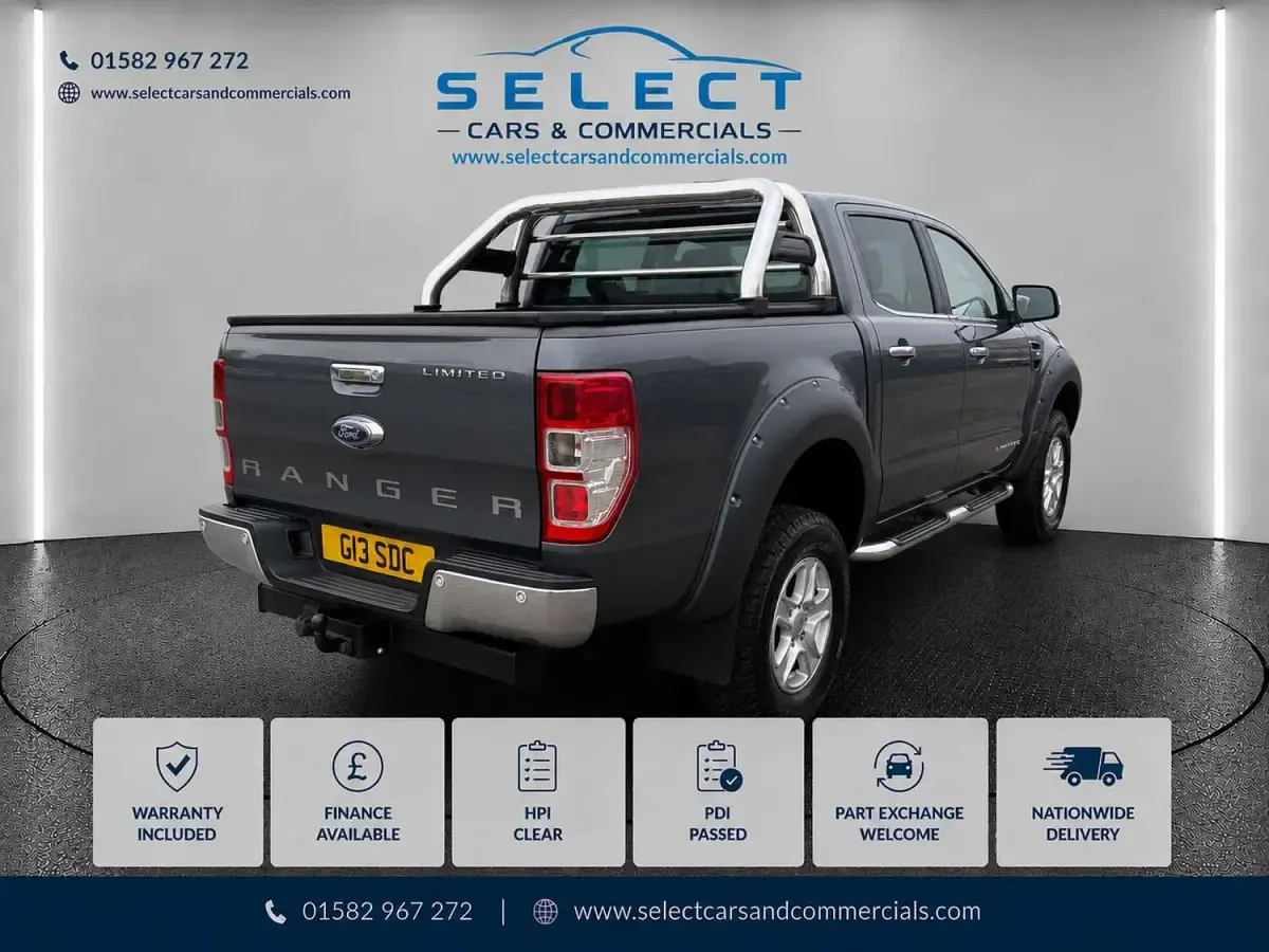 Used Ford Ranger Limited 2016 Grey Pickup