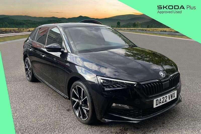Black Used 2022 Skoda Scala Monte Carlo Hatchback | £15,495 (Fair price) - Image 1/4