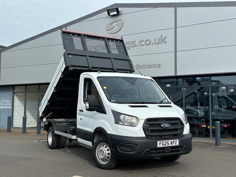 New Ford Transit S 130 HP (95 kW) 2025 White Cabriolet